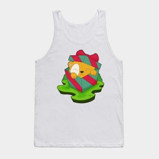 Hamster Christmas Package Tank Top